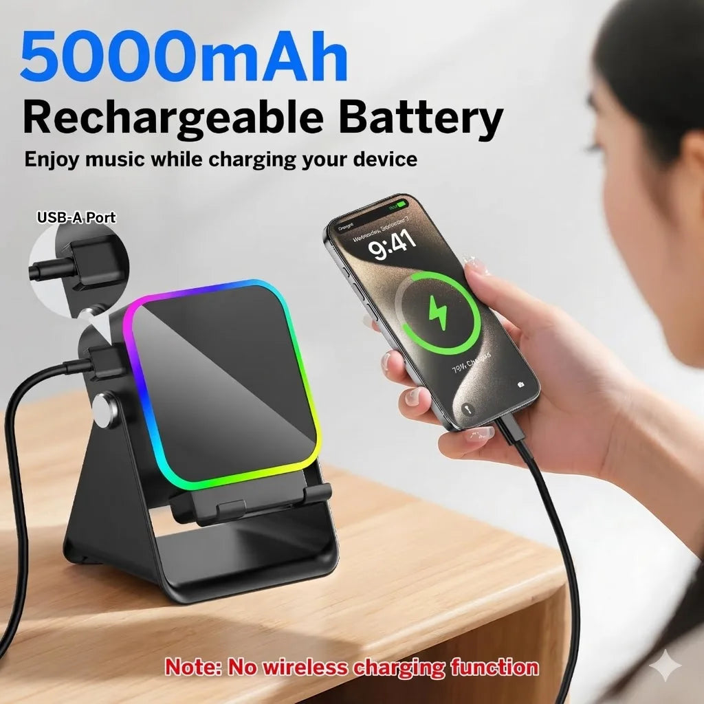 SoundBoost™ RGB Phone Amplifier Stand